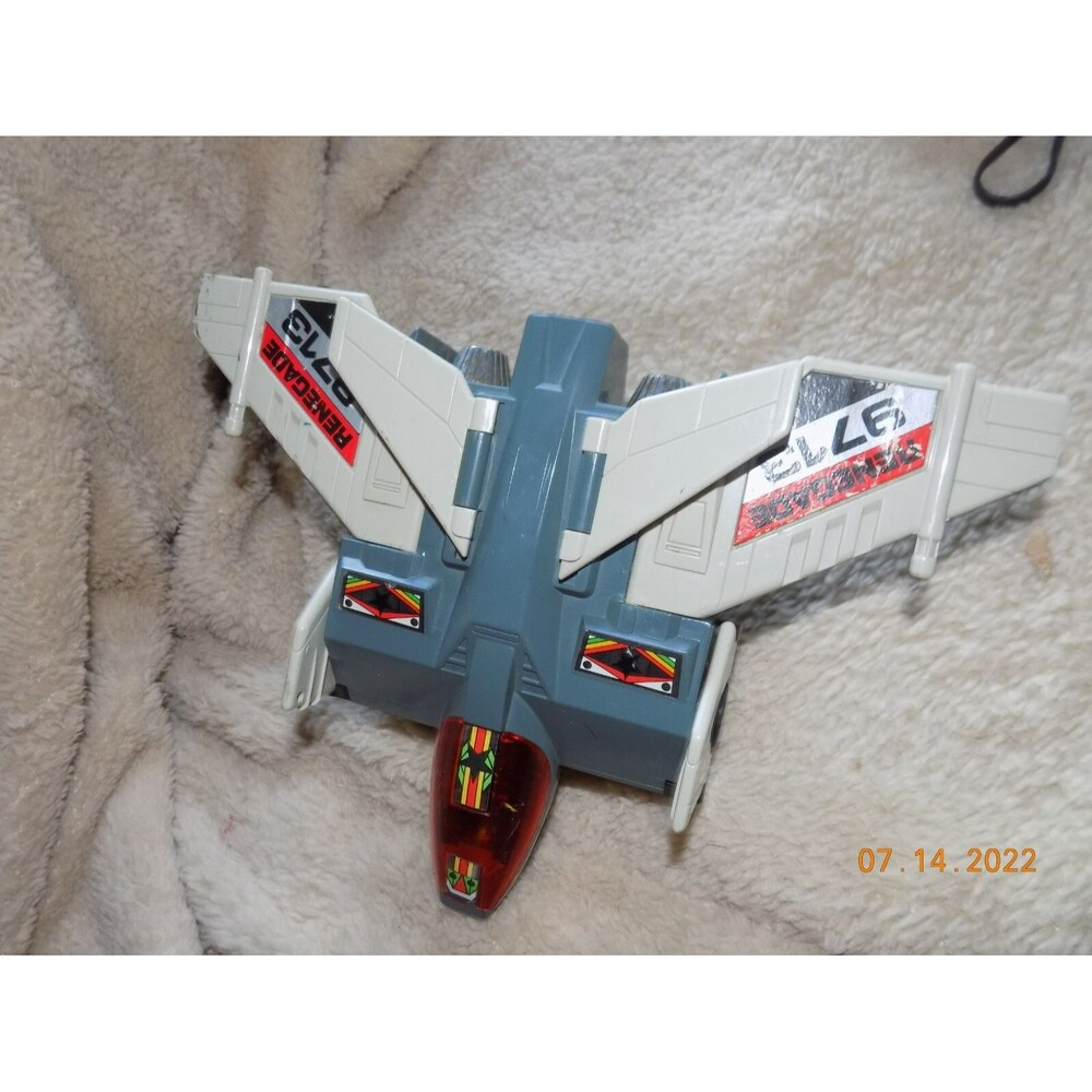 vintage 1985 BANDAI Transformers RENEGADE 9713 Jet